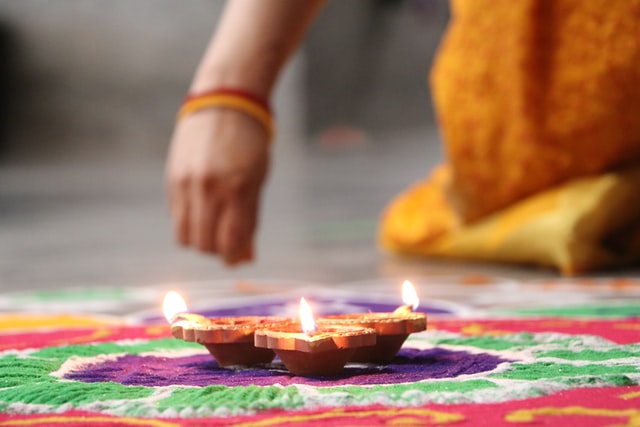 tihar rangoli photo